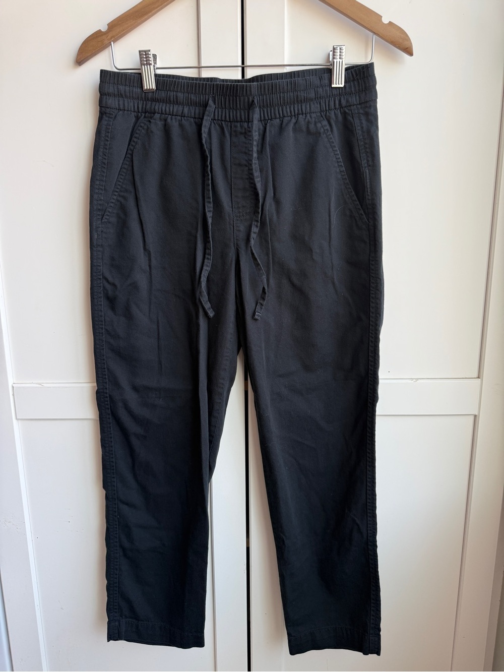 GAP Easy Pant Black Pull-On Cropped Pants Women’s XS
